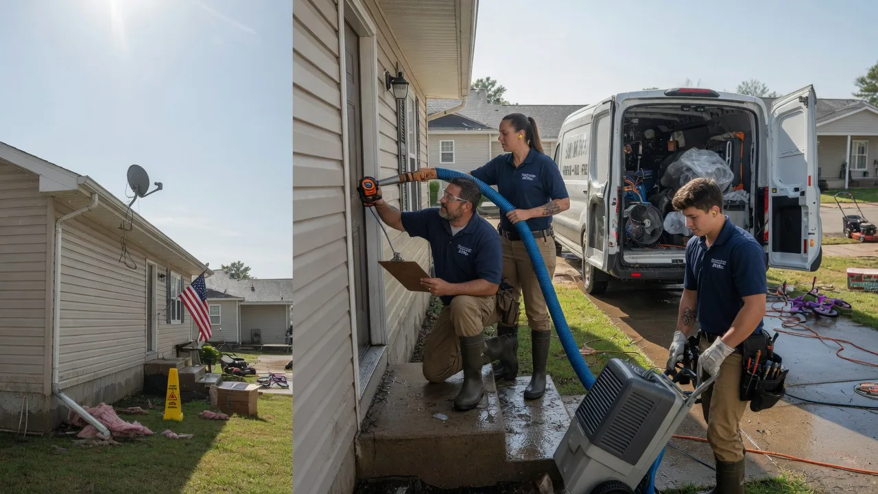 Ceiling Water Damage Restoration in Industry, PA near me